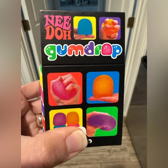 NeeDoh Gumdrop Super Solid Purple Squish. TIKTOK favorite. - Picture 4 of 5
